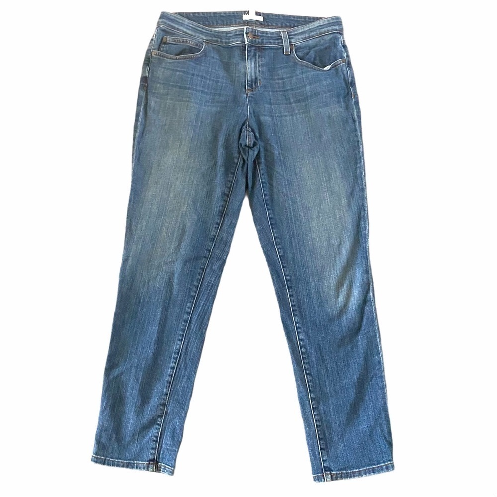 EILEEN Fisher blue skinny jeans size 8